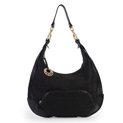 fendi black monogram hobo|Fendi Zucca Monogram Hobo Bag on SALE .